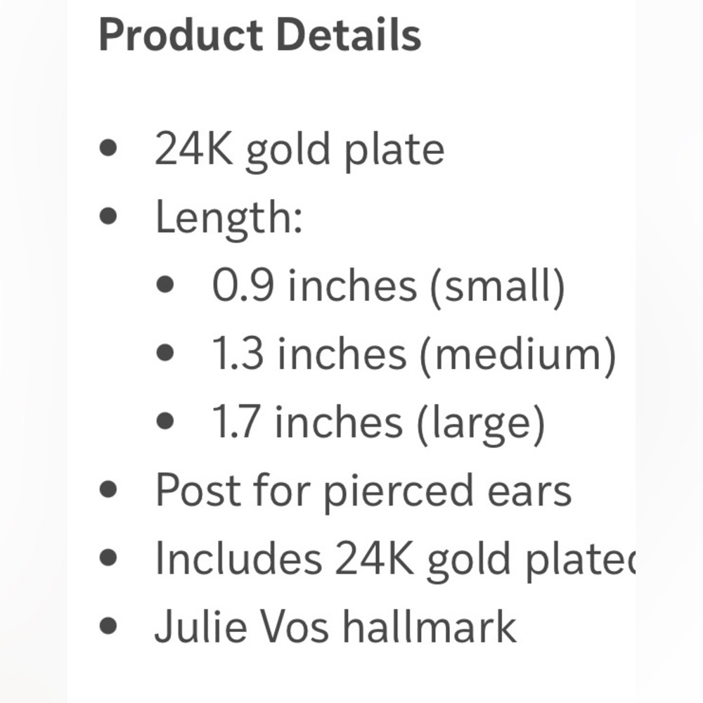 Julie Vos Solara Nova Hoop Earrings - Picture 9 of 9